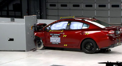Subaru Impreza получила высший рейтинг безопасности от IIHS
